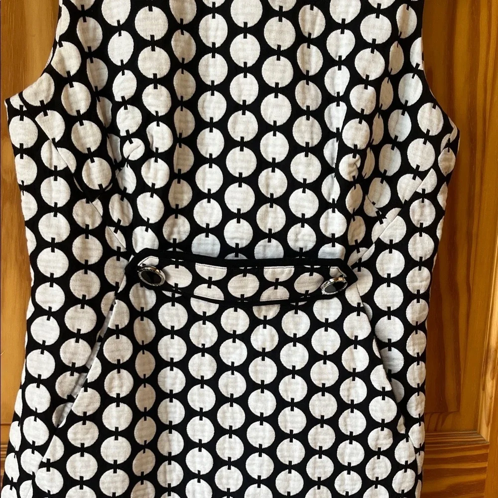 Tory Burch Black and White Patterned Dress